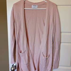 NWOT Old Navy Long Pink Cardigan SZ XS